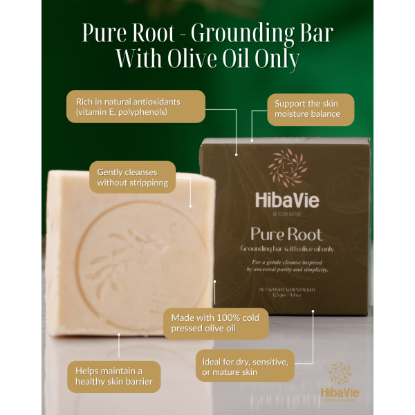 Pure Root - Grounding Bar with Olive Oil only